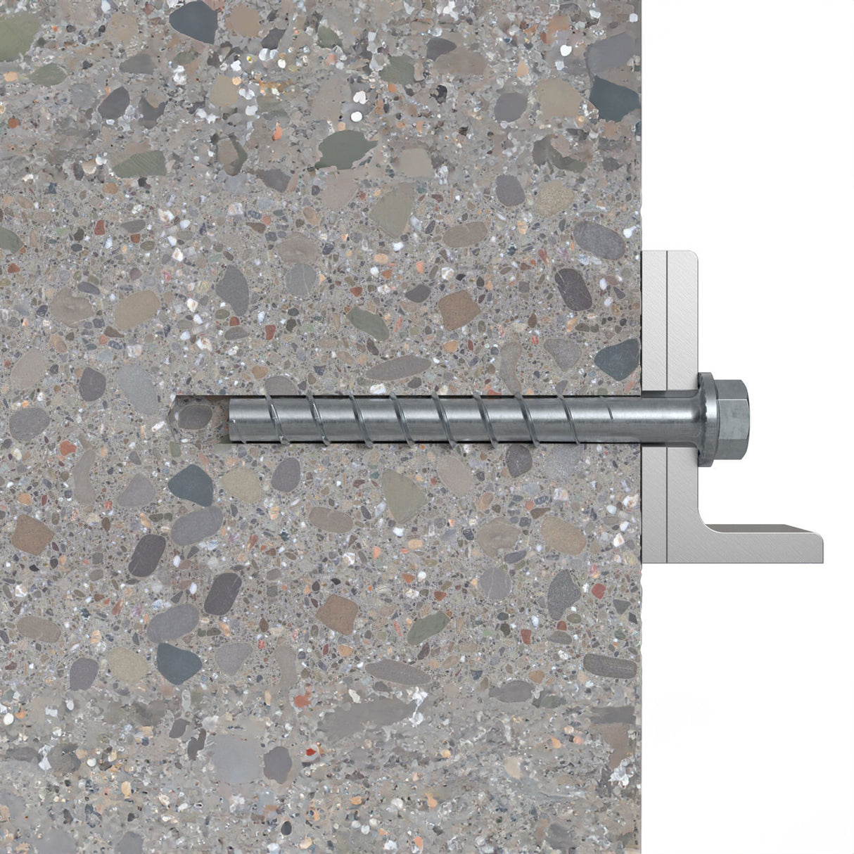 fischer ULTRACUT FBS II 8 x 55 5/- US TX hex head TX40 Zinc concrete screw [536851]