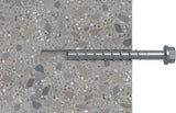 fischer ULTRACUT FBS II 6x60/5 US hex head Zinc Concrete Screw [546391]