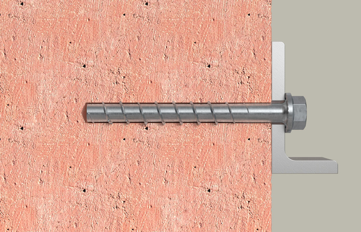 fischer ULTRACUT FBS II 6x60/5 US hex head Zinc Concrete Screw [546391]