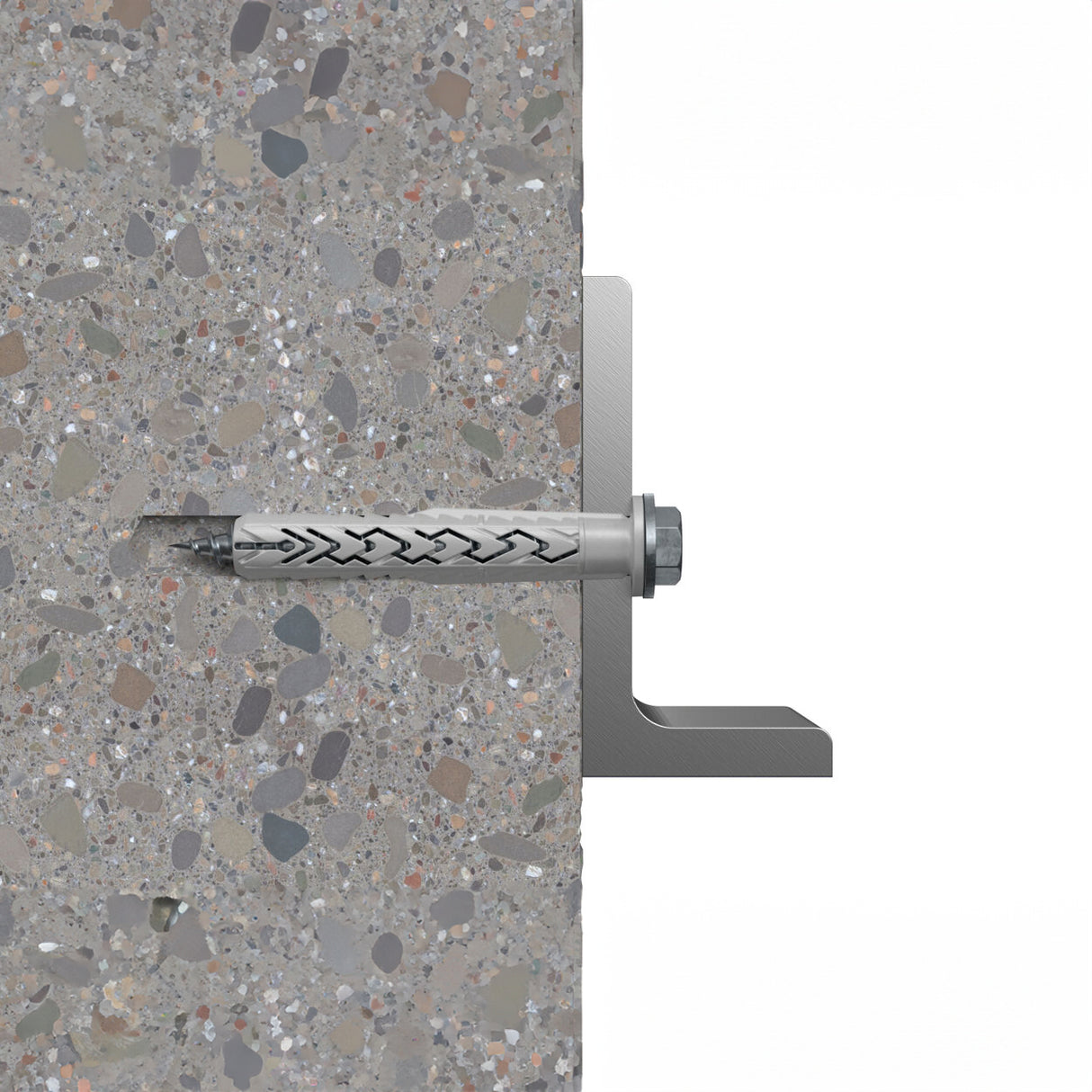 fischer SXRL 10 x 160 FUS R hex flange A4 stainless nylon frame fixing [522734]