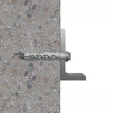 fischer SXRL 8 x 100 FUS hex flange zinc steel nylon frame fixing [540130]