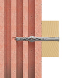 fischer SXRL 8 x 60 T countersunk zinc steel nylon frame fixing [540113]