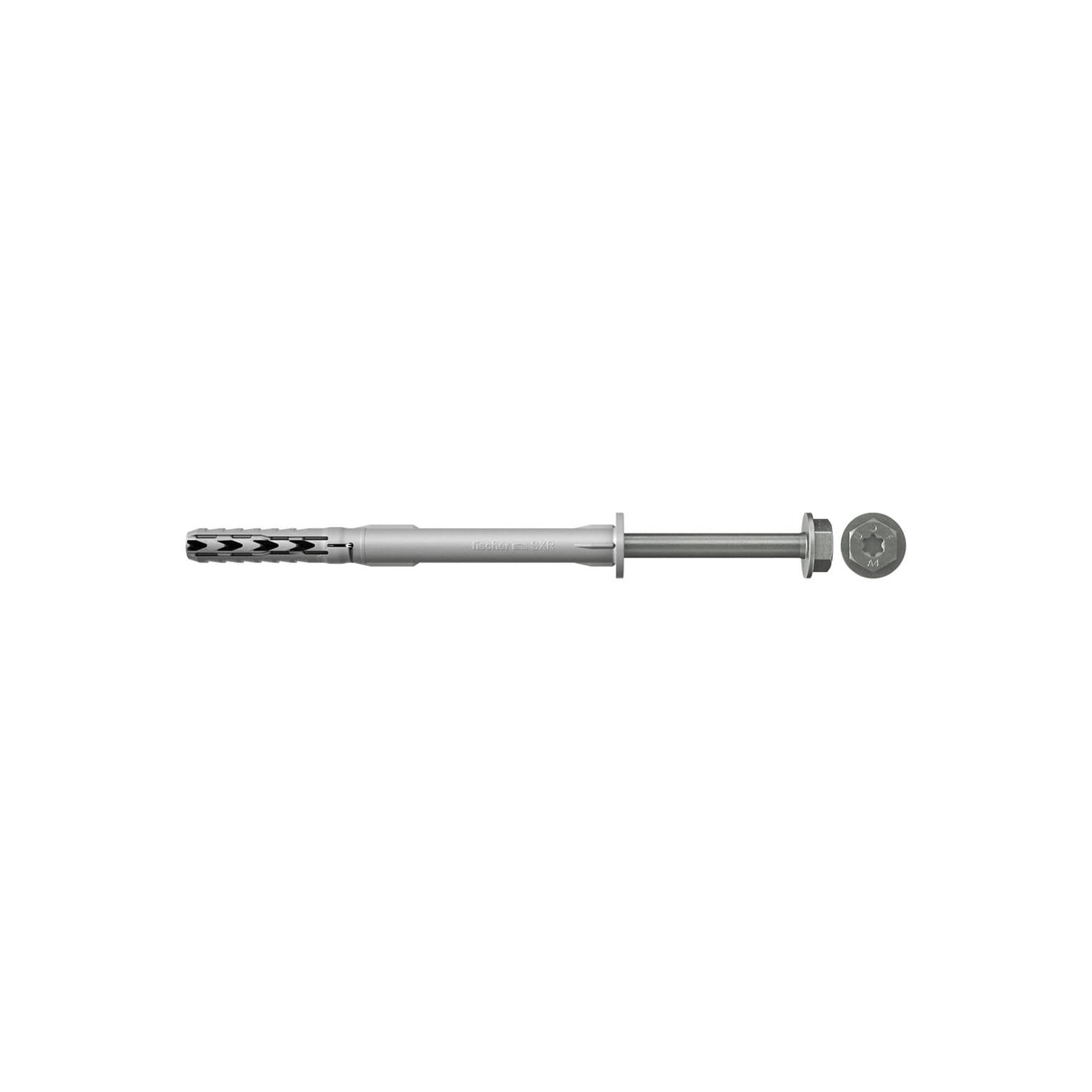 fischer SXR 10 x 100 FUS R Hex Head galvanised nylon frame fixing [46342]