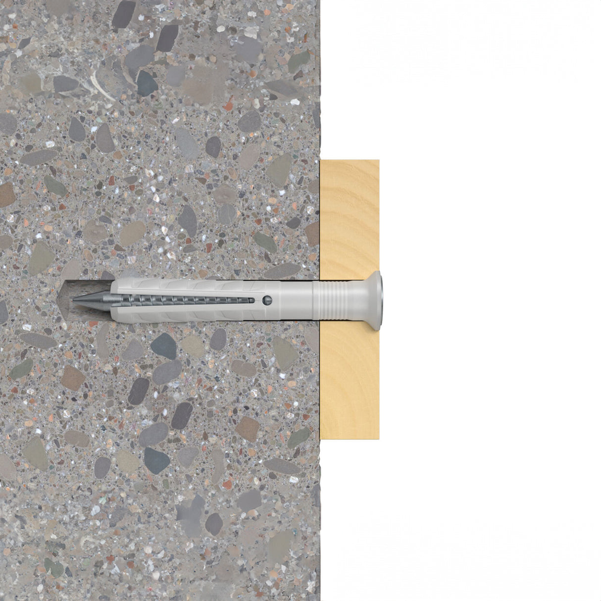 fischer hammerfix N 10 x 100/50 S countersunk head zinc plated nylon [050346]