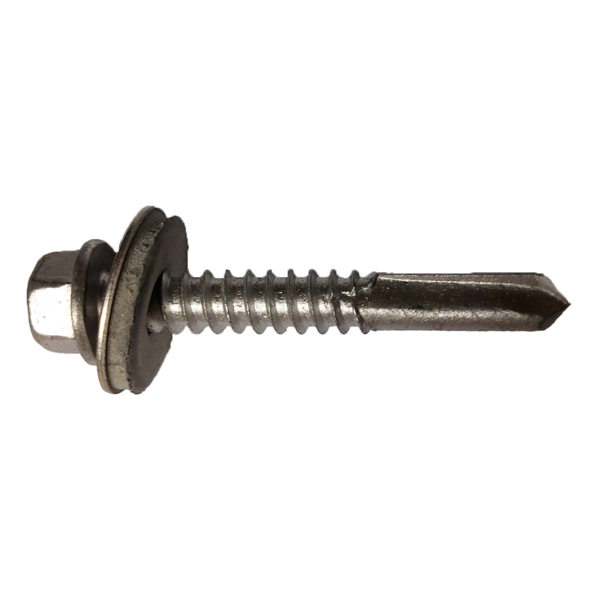 Certifix CerTek CT5 Hex head 5.5 x 38 A4 stainless bi-metal light section self drilling with 16mm washer (bulk)