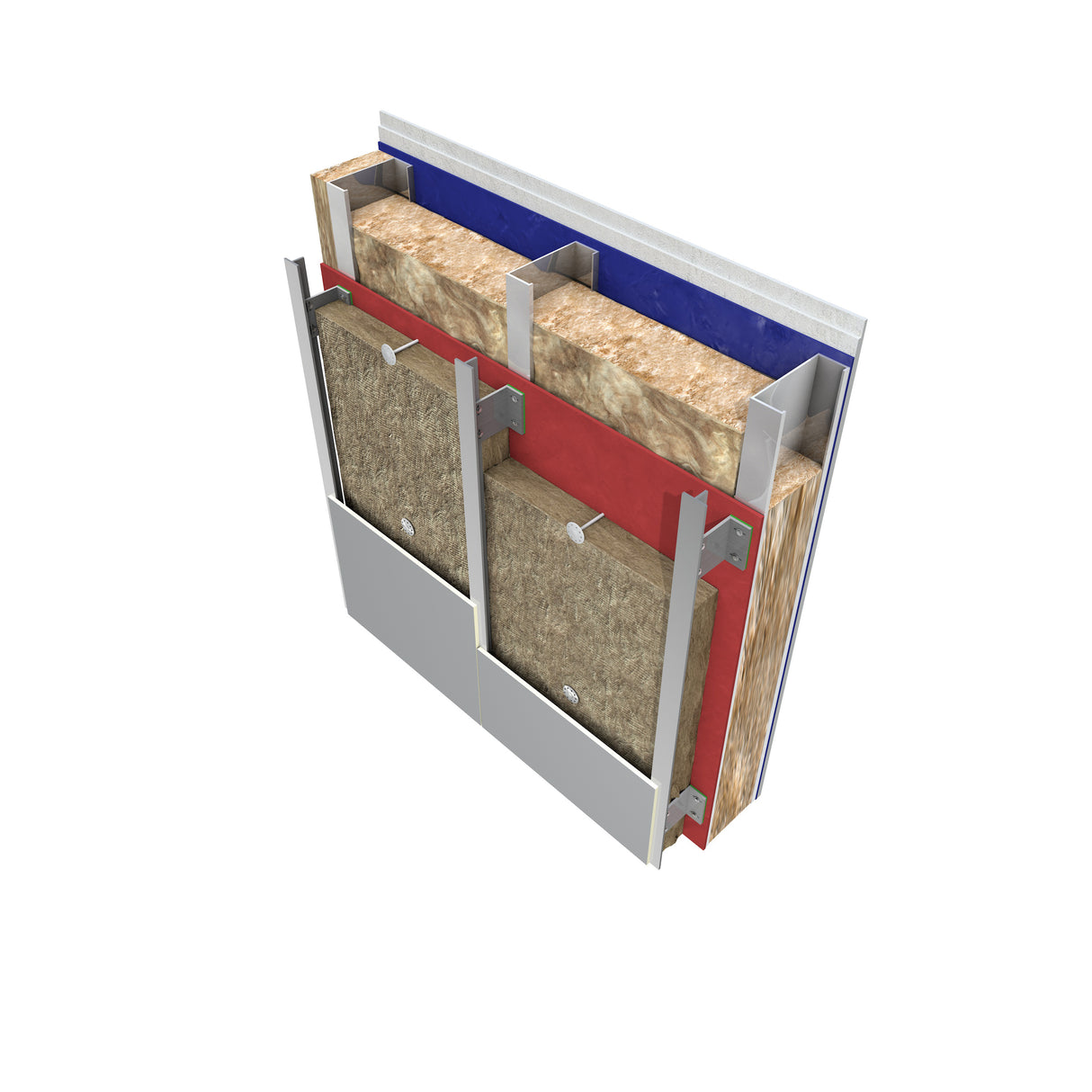 Knauf Rocksilk® 1200mm x 600mm x 150mm rainscreen slab BGV [Pallet of 12 packs, 36 slabs - 25.92m²]