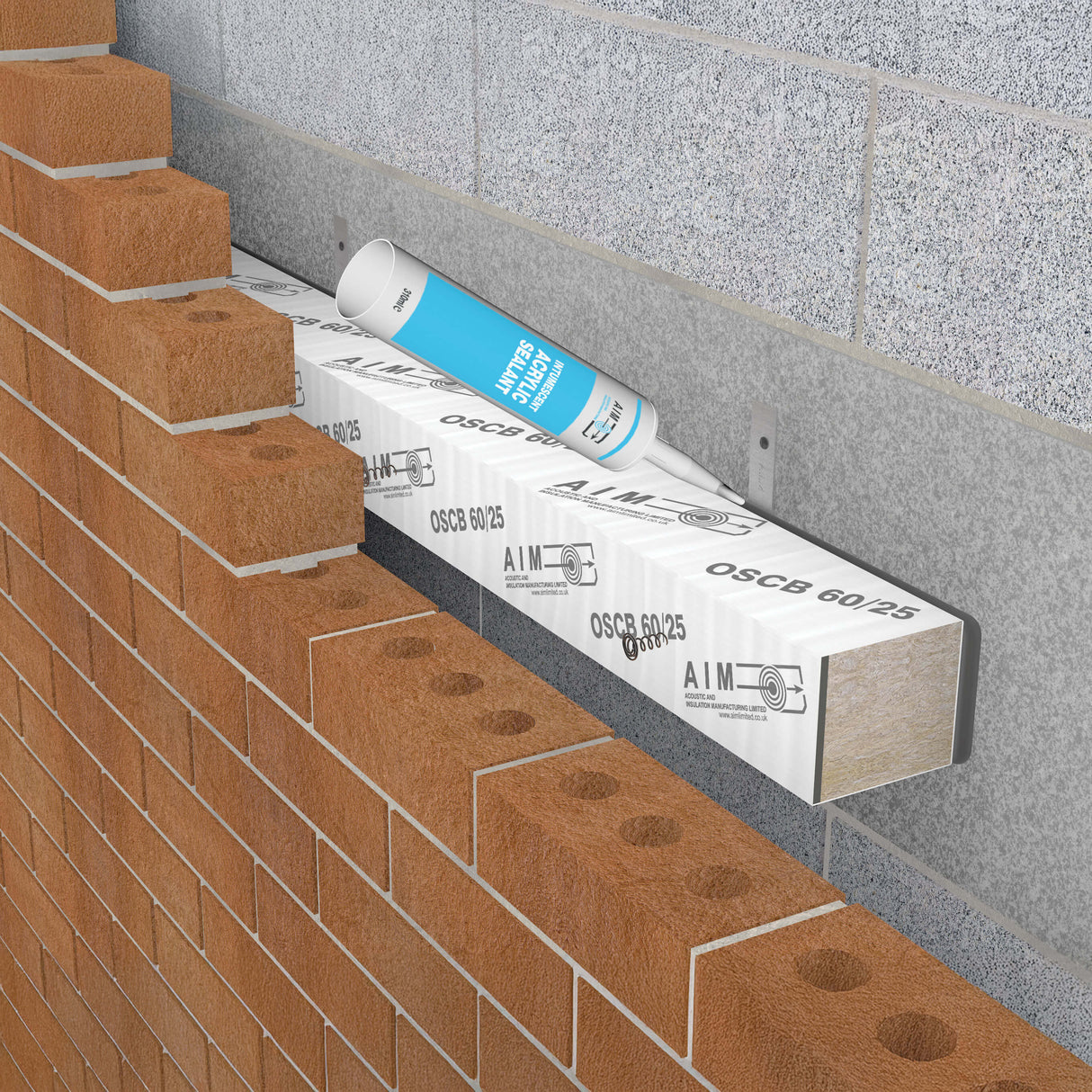 AIM Intumescent Fire Mastic 310ml