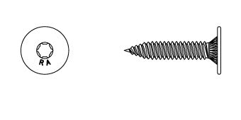Certifix CFSSC2 BiMetal A2, 4.5x24mm Countersunk with SIT®20 cleat screw