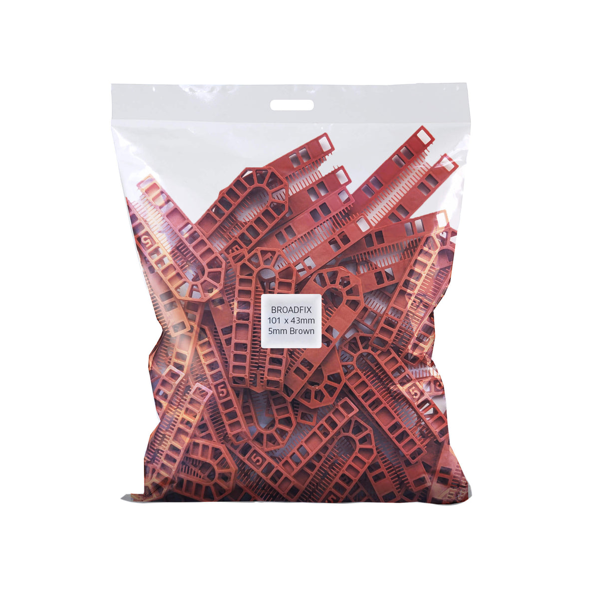 BROADFIX Standard U Shims 101 x 43mm 5mm Brown. Bag of 200 | Certifix Ltd