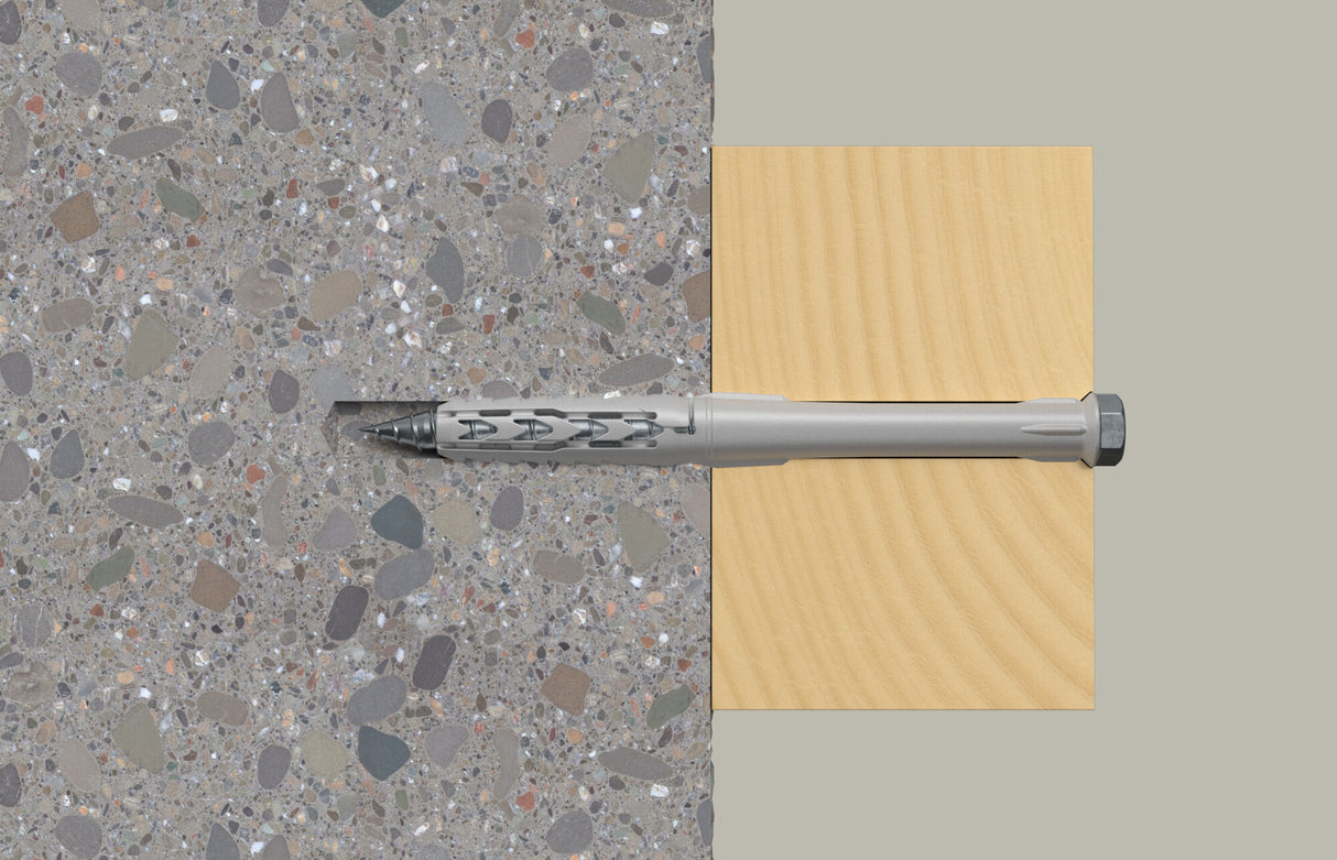 fischer SXR 10 x 60 FUS R Hex Head galvanised nylon frame fixing [46339]