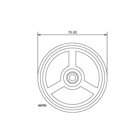 Certifix ID2 Insulation washer A2 stainless 70mm for SFS fixings