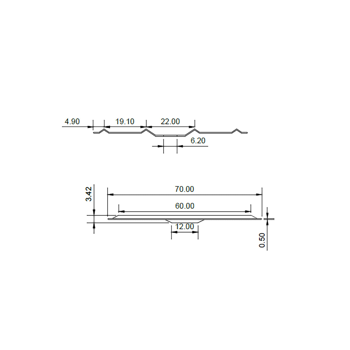 Certifix ID2 Insulation washer A2 stainless 70mm for SFS fixings