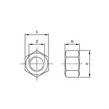 Certifix full nut DIN 934 A2 stainless M8