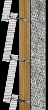 CF-SIDING Wing-type drilling screw, Countersunk head, 5.0 x 45, Partial thread (L1), SIT® 20, Stainless steel A2, pickled, passivated, lubricated, 500 Pcs.