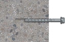 [536869] Zinc concrete screw fischer ULTRACUT FBS II 12 x 70 10/-/- US hex head