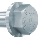 [546390] Zinc concrete screw fischer ULTRACUT FBS II 6 x 40/5 US hex head
