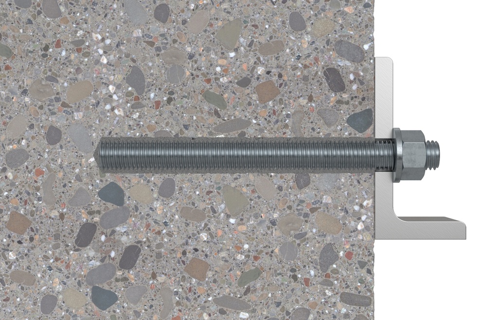 [90297] Zinc threaded rod fischer FIS A M30 x 430 grade 5.8