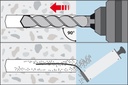 Certifix through bolt CFTB II A4 8/10 A4 stainless 8 x 75 install img 1