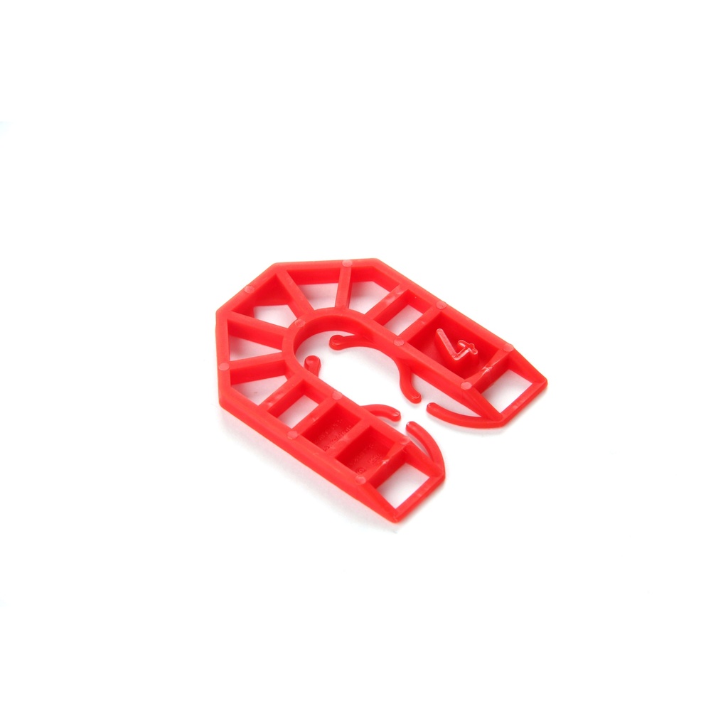 BROADFIX Small U Shims 55 x 43mm 4mm Red. Bag of 200