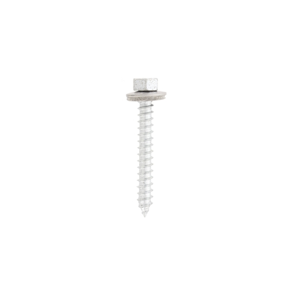 Timber screws hex head A2 stainless 6.5 x 13 with bonded 16mm washer