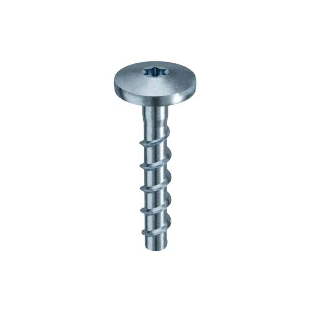 CFCS II-L concrete screw 6 x 40 large pan head zinc plate TX30