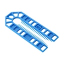 BROADFIX Standard U Shims 101 x 43mm 3mm Blue. Box of 500