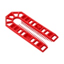 BROADFIX Standard U Shims 101 x 43mm 4mm Red. Box of 500