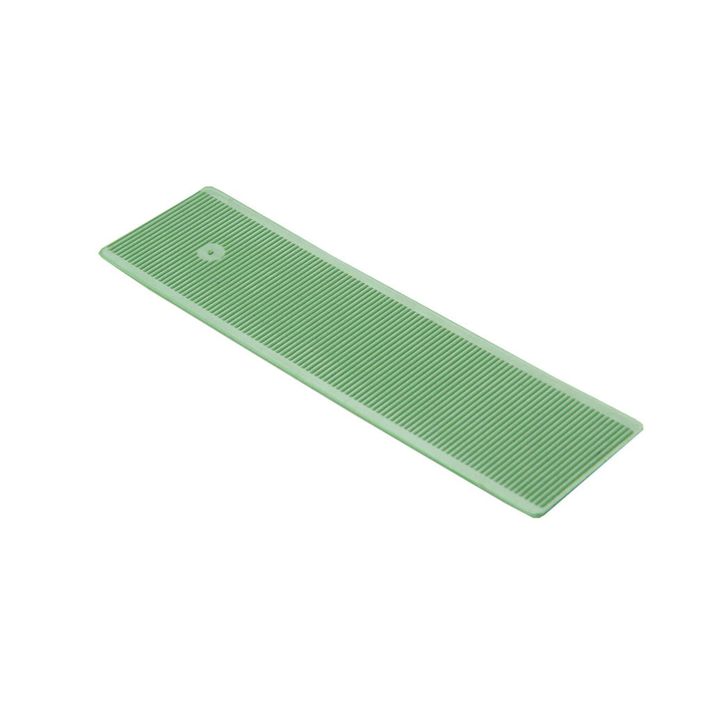 BROADFIX Flat Shims 100 x 24mm 1mm Green. Box of 1000