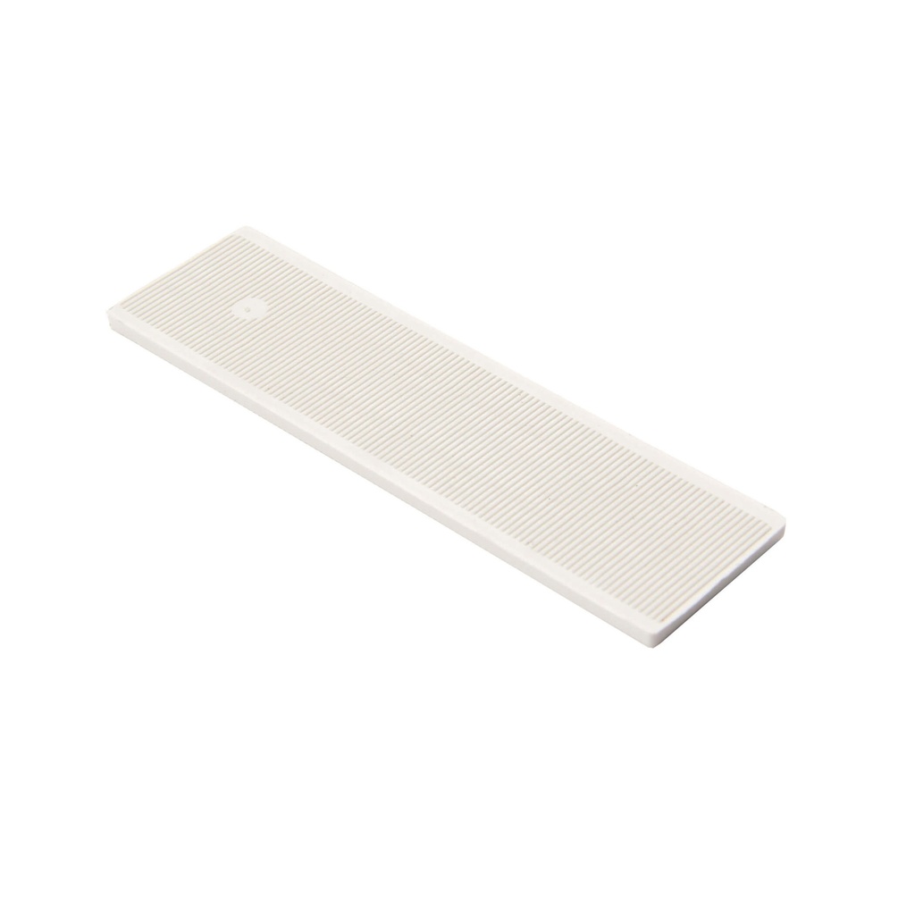 BROADFIX Flat Shims 100 x 24mm 3mm White. Box of 1000