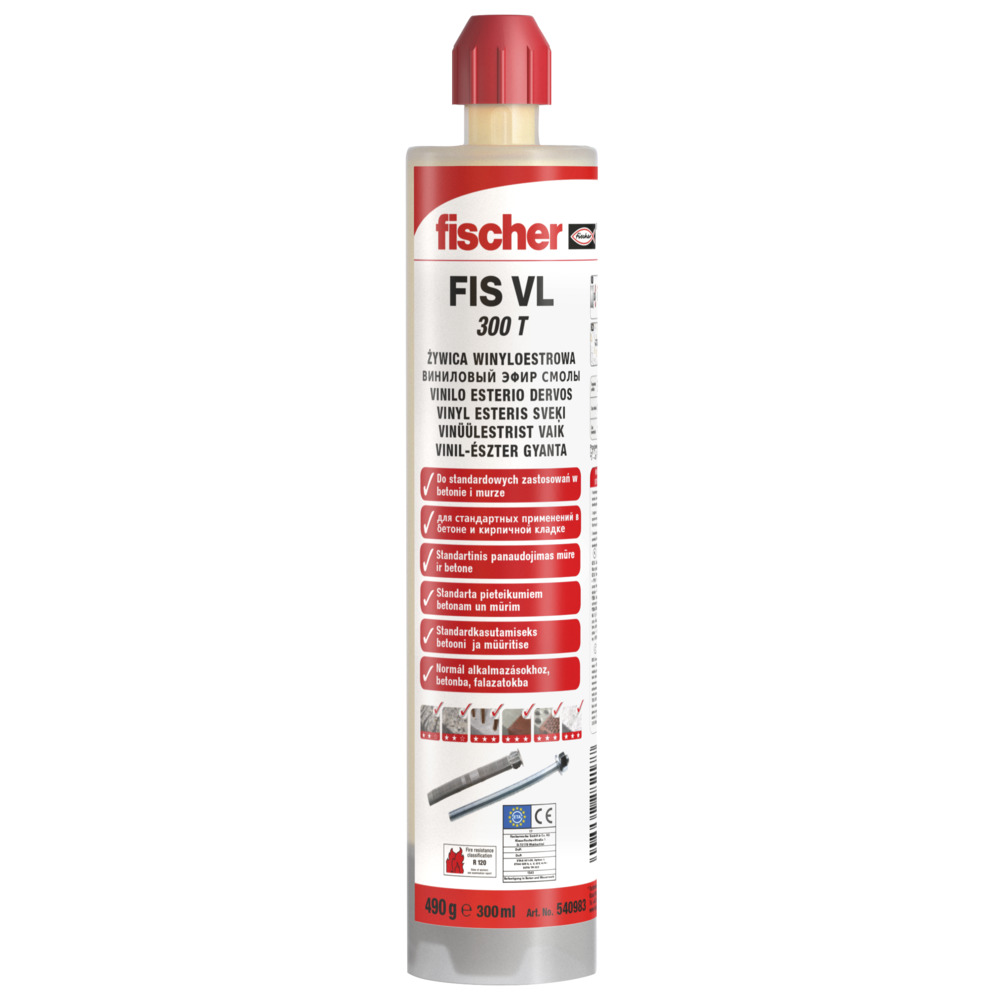 [539461] Chemical vinylester resin injection mortar fischer FIS VL 300 T