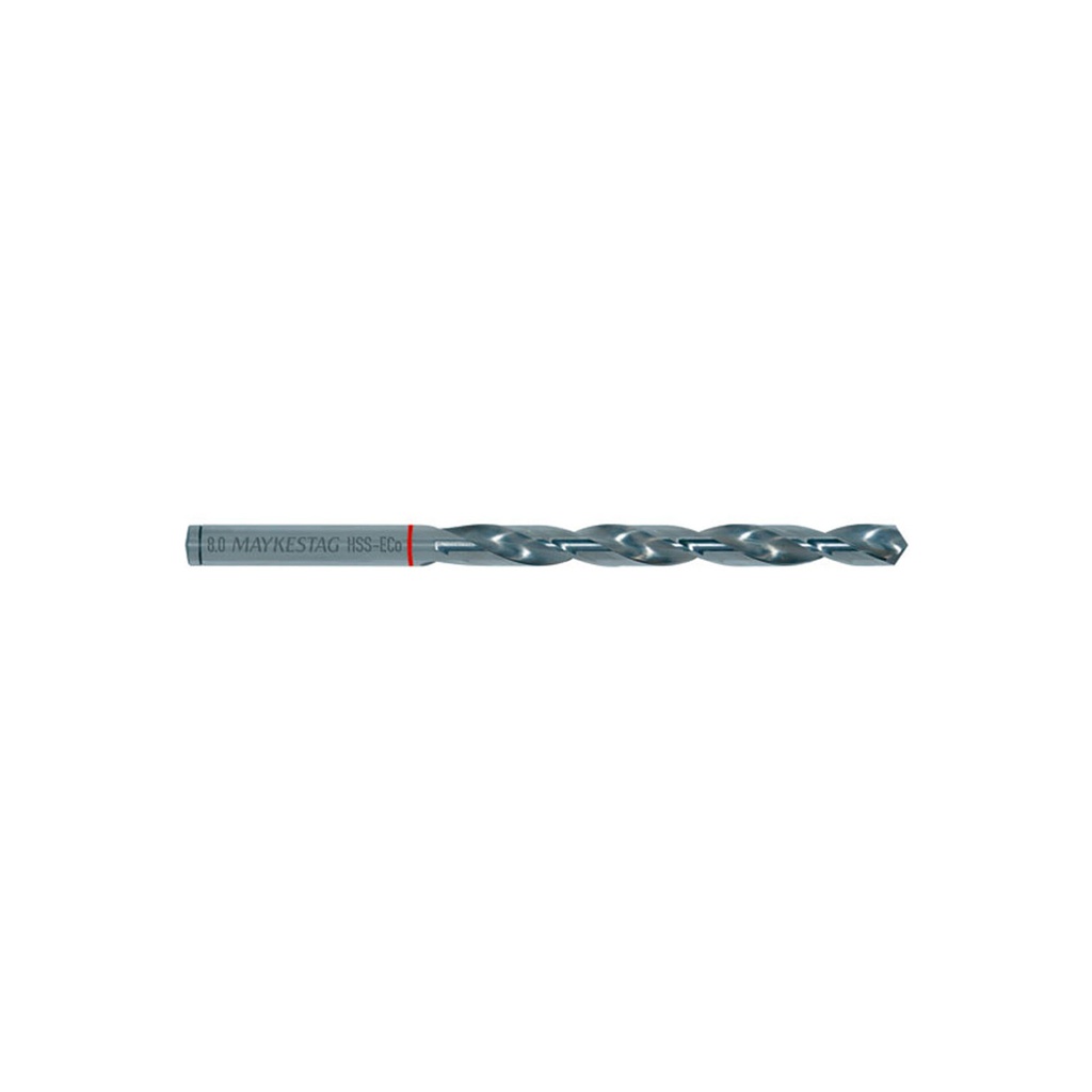 HSS long series cobalt jobber drill 5.0mm x 132mm