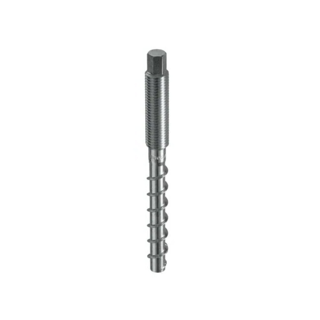 CFCS concrete screw 10 x 140 / M12 x 35 with external metric thread A4 stainless SW9