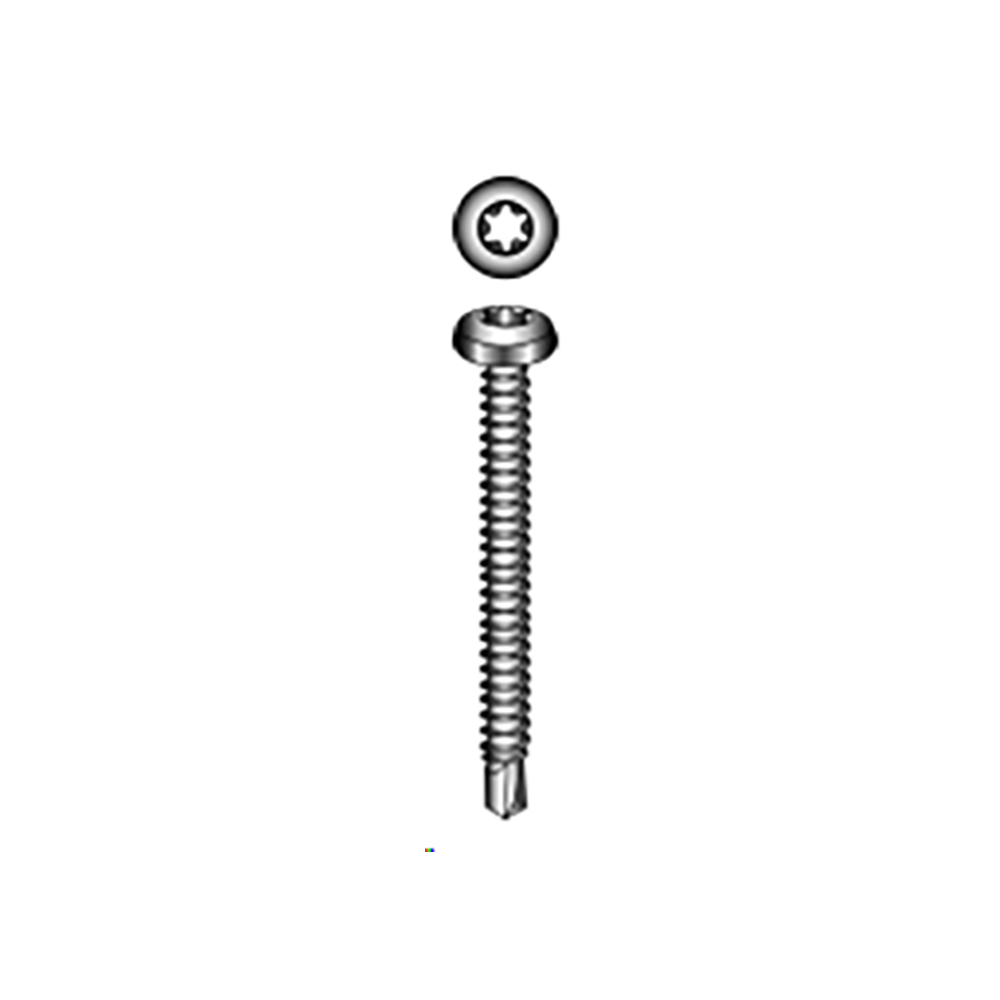 Pan head TX20 self drilling screw DIN 7504M light section A4 stainless 4.2 x 32