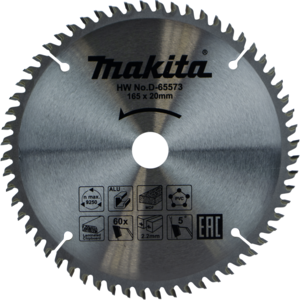 Makita TCT Saw Blade (MP) 165Dmm x 20B x 60T