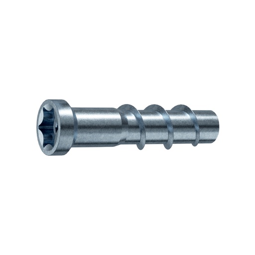 [11671] CFCSMG concrete screw 8 x 40 / IM6 x 10 with internal metric thread zinc-plate TX50